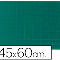 Plancha para corte Q-Connect A2 450x600 mm. Verde